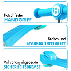 Faltbarer Dreirad-Kinderroller - Europebazar