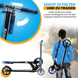 Habib Cityroller für Kinder & Jugendliche | Breites Deck, faltbar & bis 100kg - HabibSport