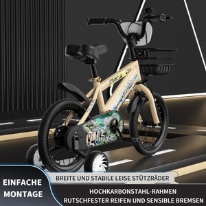 Habib Gruppe Dino Jungenfahrrad 12" 14" 16" | Set mit Schutzpads & Pumpe - Europebazar