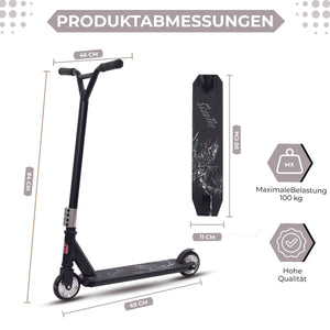 Habib Gruppe Stunt Scooter 360° | 110mm Alukern Räder & ABEC 9 - Europebazar