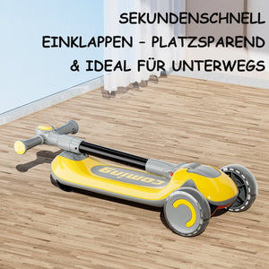 Habib Kinderroller 3-Rad mit LED Licht | Klappbar & Höhenverstellbar - HabibSport
