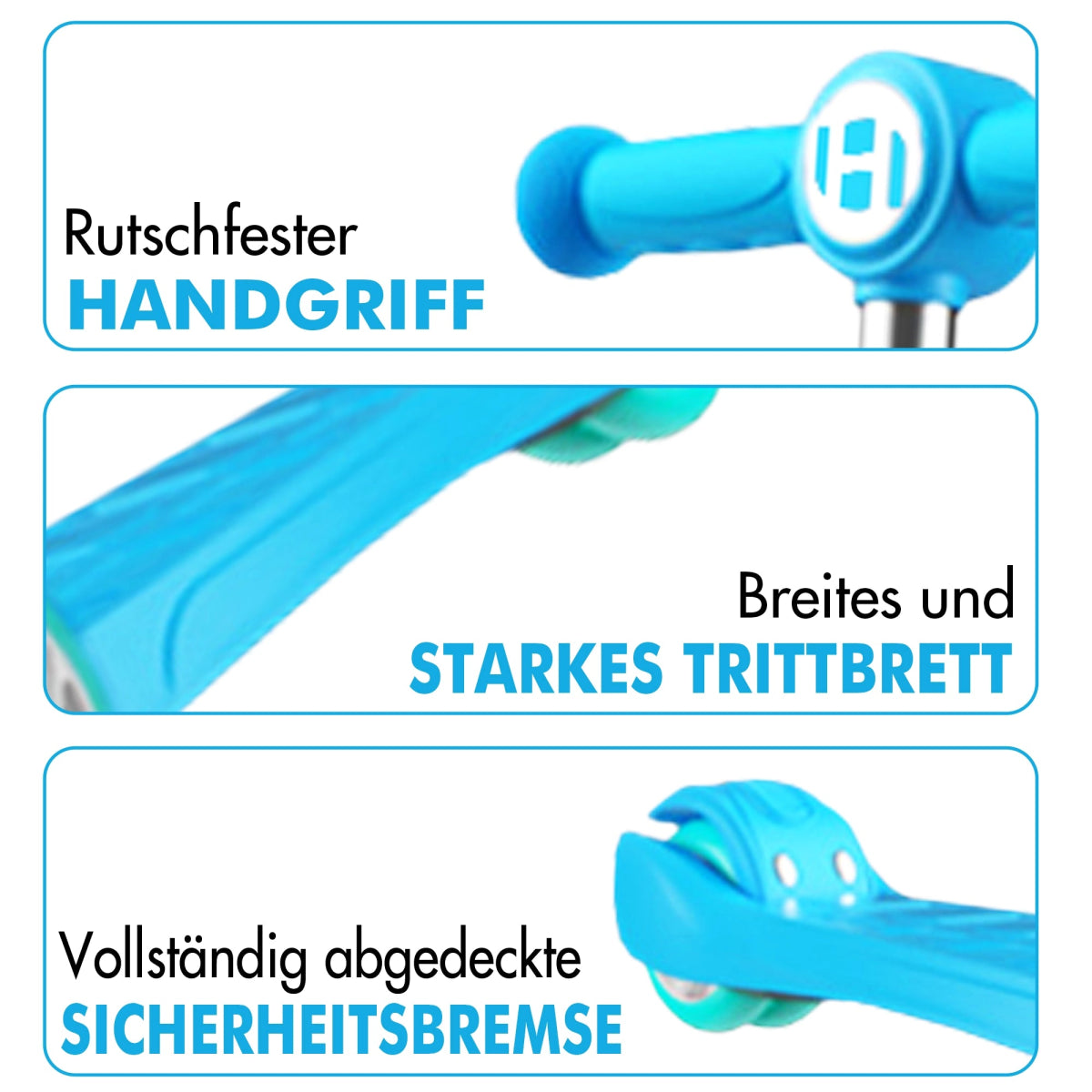 Faltbarer Dreirad-Kinderroller - Europebazar