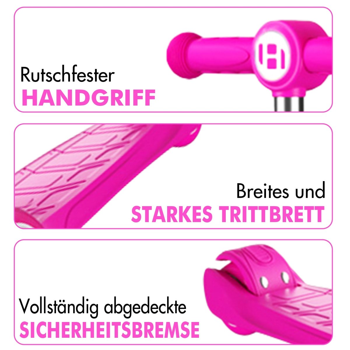 Faltbarer Dreirad-Kinderroller - Europebazar