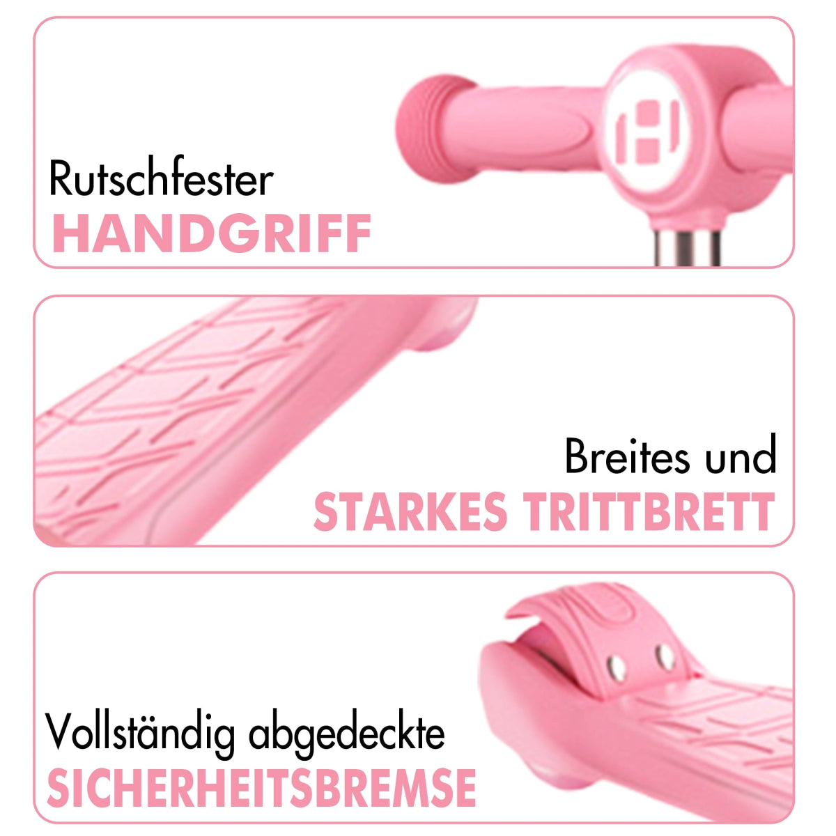 Faltbarer Dreirad-Kinderroller - Europebazar