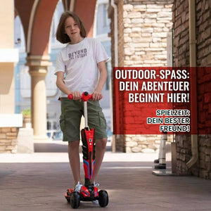 Habib 3-Rad Roller mit LED-Licht | Kinderroller 3-10 Jahre, bis 95 cm - HabibSport
