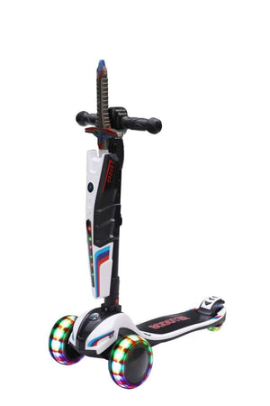Habib 3-Rad Roller mit LED-Licht | Kinderroller 3-10 Jahre, bis 95 cm - HabibSport