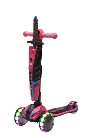 Habib 3-Rad Roller mit LED-Licht | Kinderroller 3-10 Jahre, bis 95 cm - HabibSport