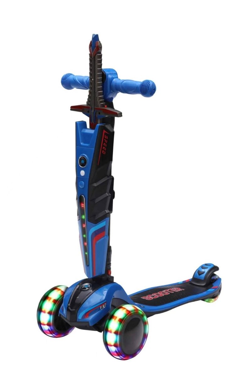 Habib 3-Rad Roller mit LED-Licht | Kinderroller 3-10 Jahre, bis 95 cm - HabibSport