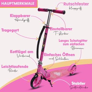 Habib Cityroller für Kinder & Jugendliche | Breites Deck, faltbar & bis 100kg - HabibSport