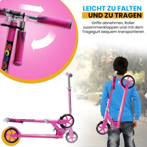 Habib Cityroller für Kinder & Jugendliche | Breites Deck, faltbar & bis 100kg - HabibSport
