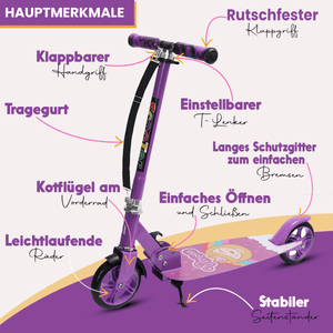 Habib Cityroller für Kinder & Jugendliche | Breites Deck, faltbar & bis 100kg - HabibSport