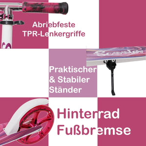 Habib Gruppe Cityroller mit XXL Glanz - Rädern | Klappbar & bis 100kg - Europebazar