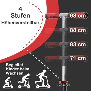 Habib Gruppe Cityroller mit XXL Glanz - Rädern | Klappbar & bis 100kg - Europebazar
