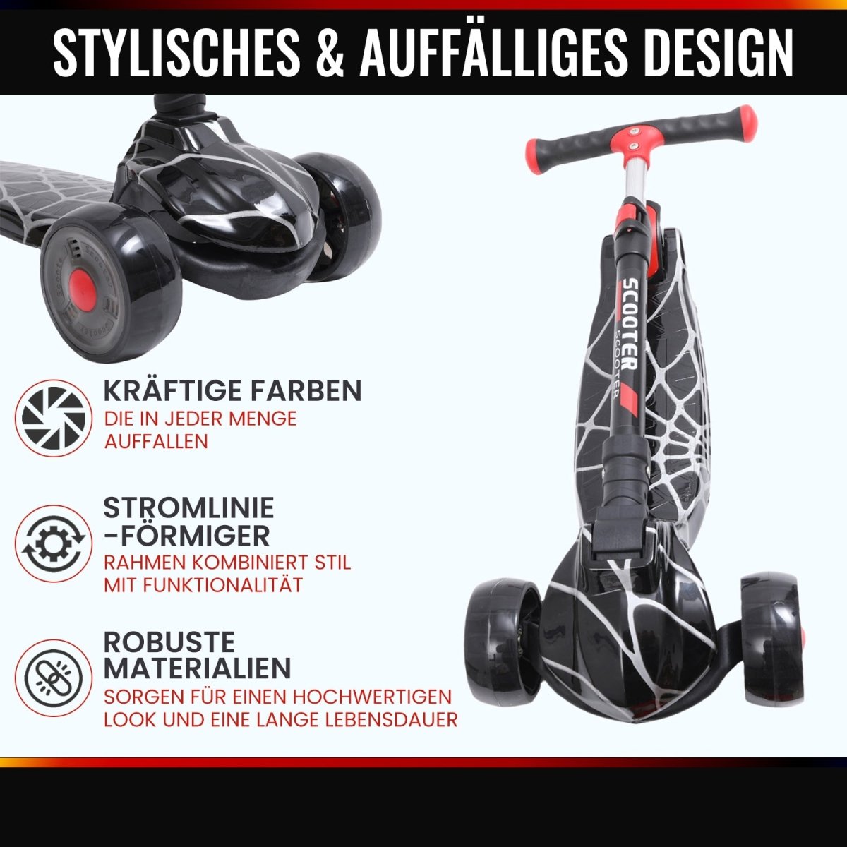 Habib Gruppe Galaxy Roller 3 - Rad mit LED Licht | Klappbar & Verstellbar - Europebazar