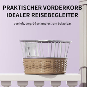 Habib Gruppe Mädchenfahrrad Klassik | Inkl. Luftpumpe & 6 - teiligem Schutz - Set | Karbonstahlrahmen & Duales Bremssystem | Mitwachsend & sicher für Mädchen 3 - 8 Jahre - Europebazar
