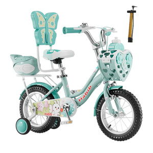 Habib Gruppe Prinzessin Fahrrad 12" 14" 16" | Komplett - Set mit Korb & Box - Europebazar