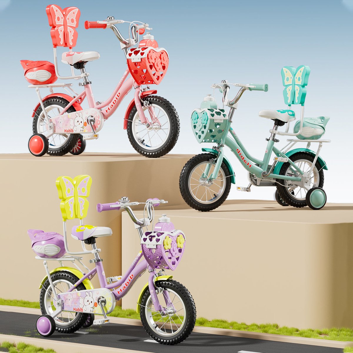 Habib Prinzessin Kinderfahrrad 12 14 16 Zoll