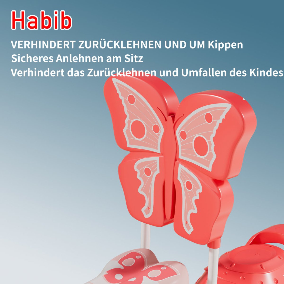 Habib Gruppe Prinzessin Fahrrad 12" 14" 16" | Komplett - Set mit Korb & Box - Europebazar