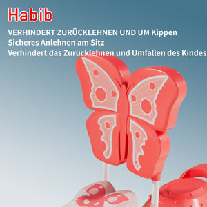Habib Gruppe Prinzessin Fahrrad 12" 14" 16" | Komplett - Set mit Korb & Box - Europebazar
