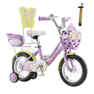 Habib Gruppe Prinzessin Fahrrad 12" 14" 16" | Komplett - Set mit Korb & Box - Europebazar