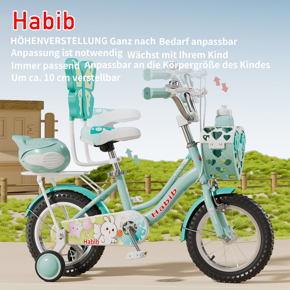 kinderfahrrad prinzessin Habib Princess Bike 12" 14" 16"