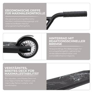 Habib Gruppe Stunt Scooter 360° | 110mm Alukern Räder & ABEC 9 - Europebazar