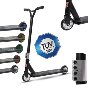 Habib Gruppe Stunt Scooter für Kinder | 360° Trick Roller 110mm ABEC - 9 Räder - Europebazar