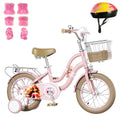 Habib Mädchenfahrrad 12 14 16 Zoll | Retro Weidenkorb Helm Schutzset Pumpe - HabibSport