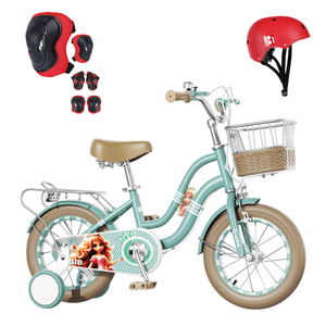 Habib Mädchenfahrrad Komplettset (12, 14, 16 Zoll) inkl. Luftpumpe & 6-teiligem Schutz-Set - HabibSport