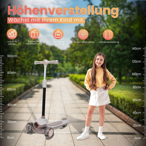 Habib Premium LED Scooter 3-Rad | Frontlicht &amp; Leucht-Deck - HabibSport