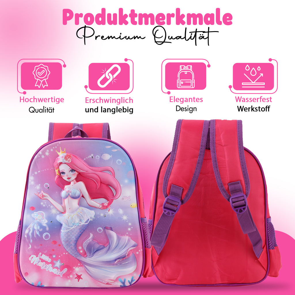 Schulrucksack Kinder Jungen mit LED Rucksack - kleine Kinder LeichtesSchulranzen