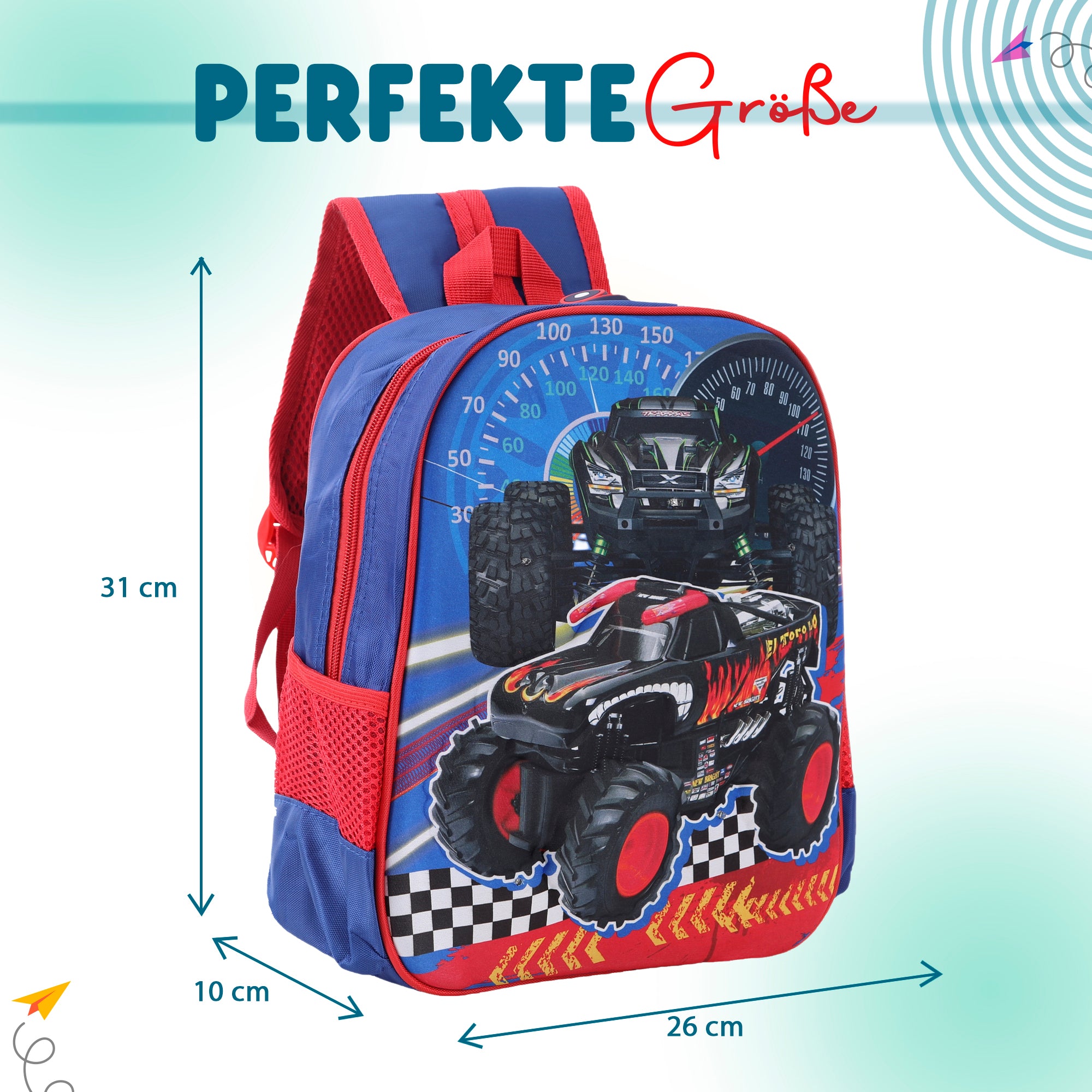 Schulrucksack Kinder Jungen mit LED Rucksack - kleine Kinder LeichtesSchulranzen