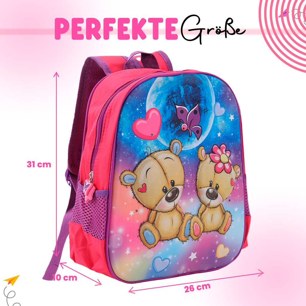 Schulrucksack Kinder Jungen mit LED Rucksack - kleine Kinder LeichtesSchulranzen