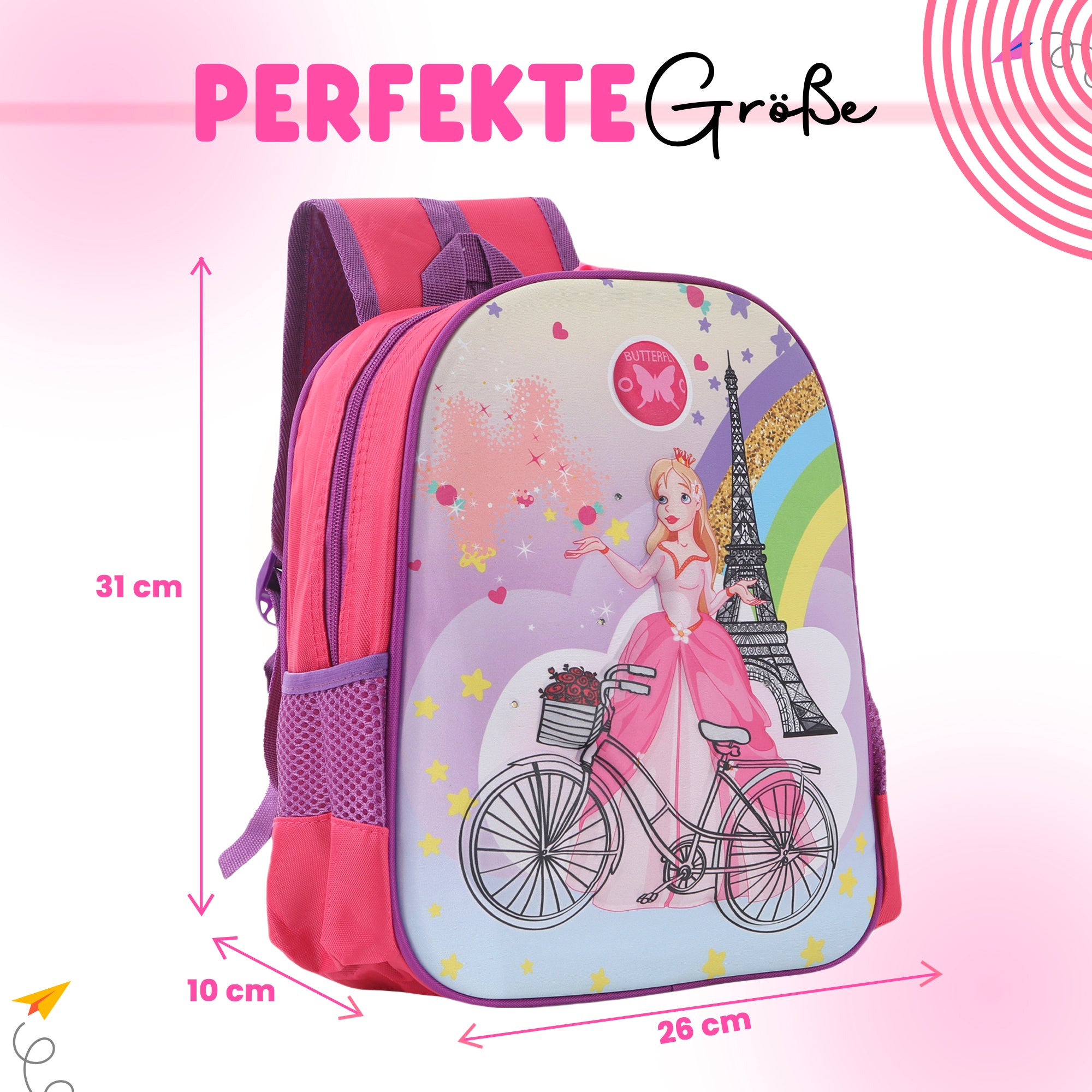 Schulrucksack Kinder Jungen mit LED Rucksack - kleine Kinder LeichtesSchulranzen