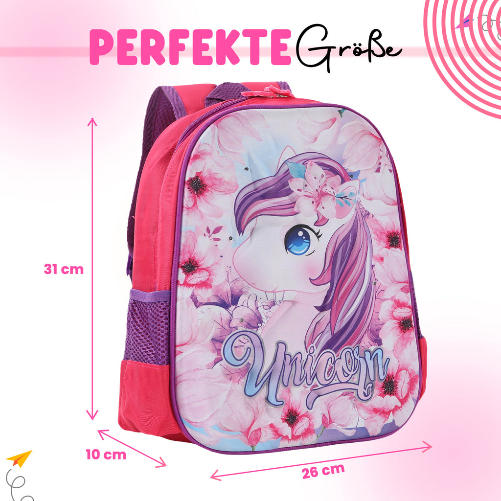 Schulrucksack Kinder Jungen mit LED Rucksack - kleine Kinder LeichtesSchulranzen