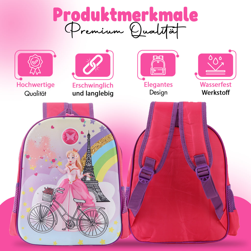 Schulrucksack Kinder Jungen mit LED Rucksack - kleine Kinder LeichtesSchulranzen