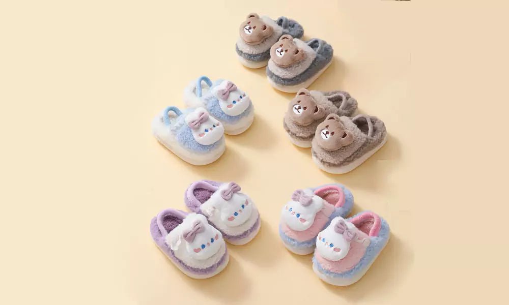 Katzen Hausschuhe für Kinder mit/ohne Gürtel - Europebazar