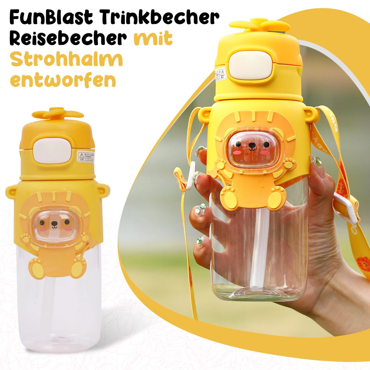 Kinder-Wasserflasche Tierförmige - Europebazar