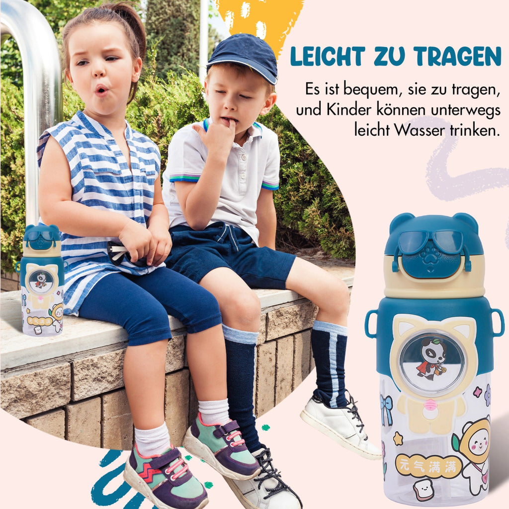 Plastik Trinkflasche für Kinder in Tierform - Europebazar