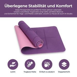 Yogamatte für Meister und Anfänger - Europebazar